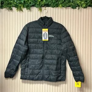 Eddie Bauer Men’s Down 650 Fill Lightweight Packable Jacket Black Size M